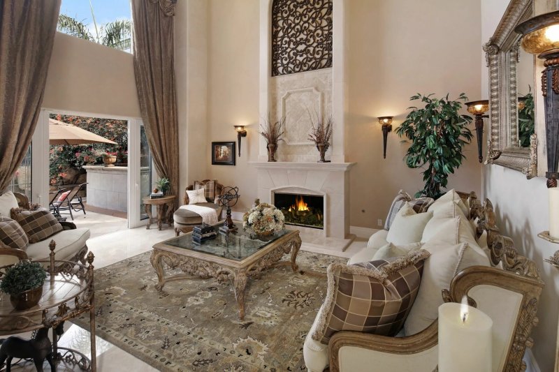 Tuscan style in the interior