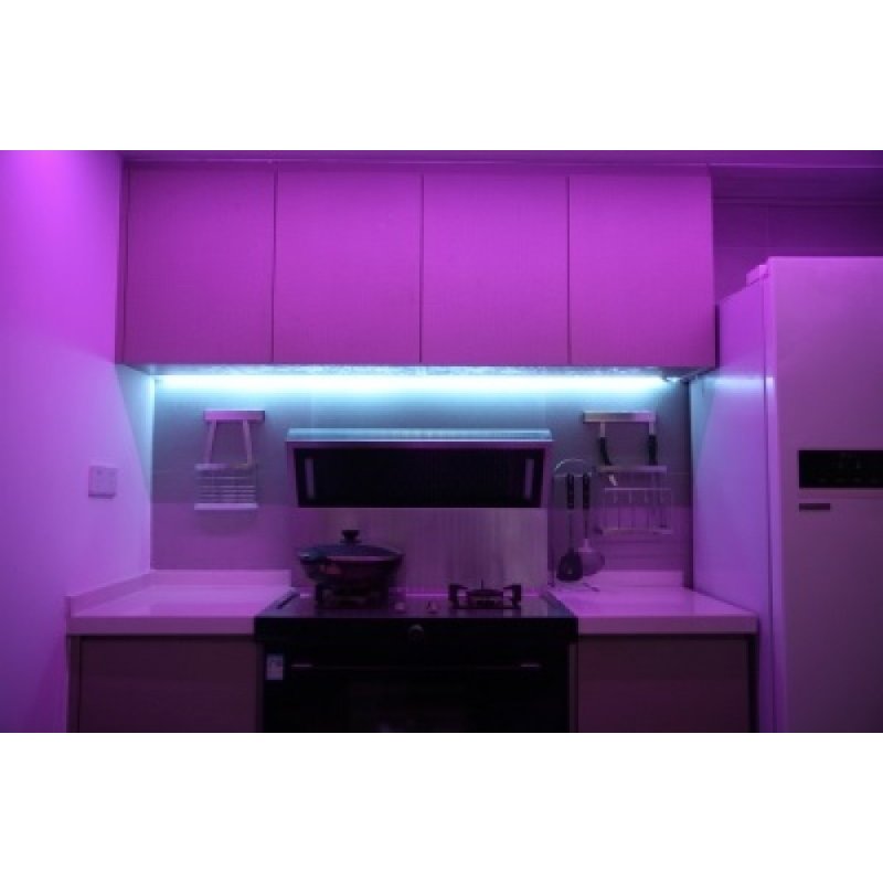 LED backlighting kitchen