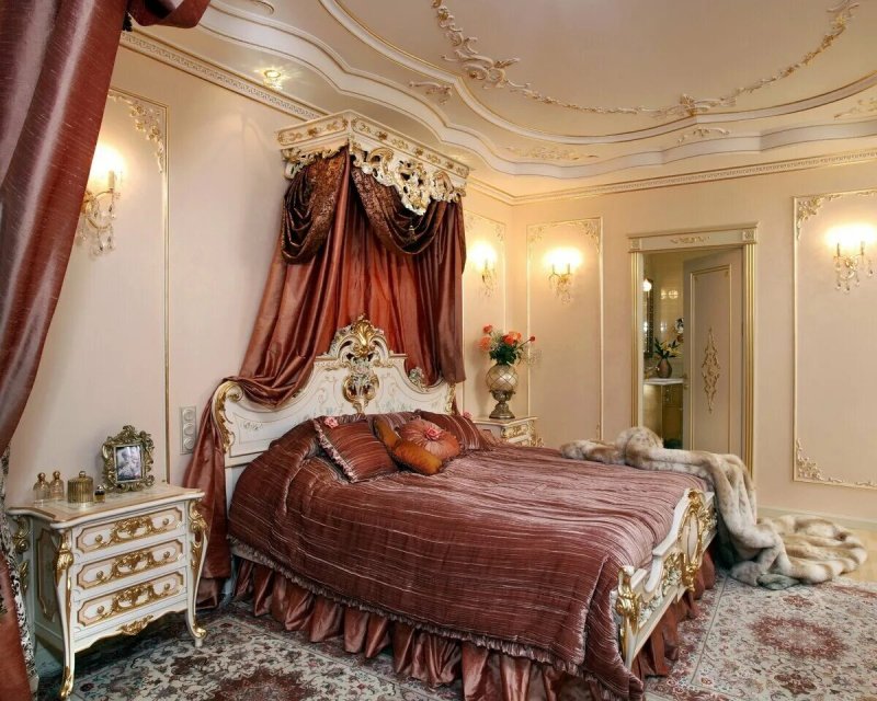 Baroque bedroom design