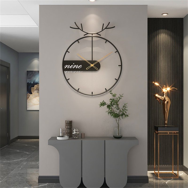 The wall clock is designer