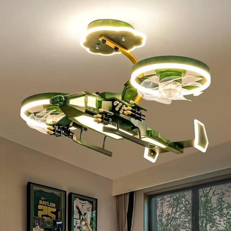 Chandelier in a children s ceiling LED