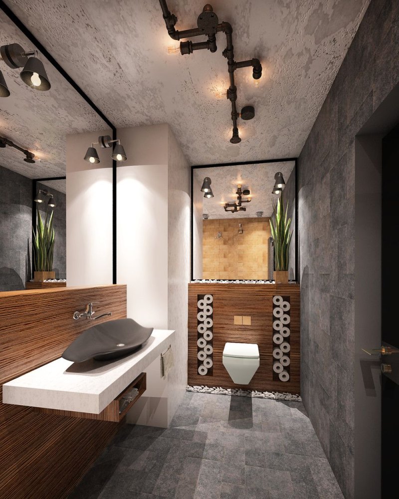 Bathroom loft style