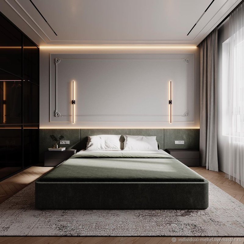 Bedrooms in modern style