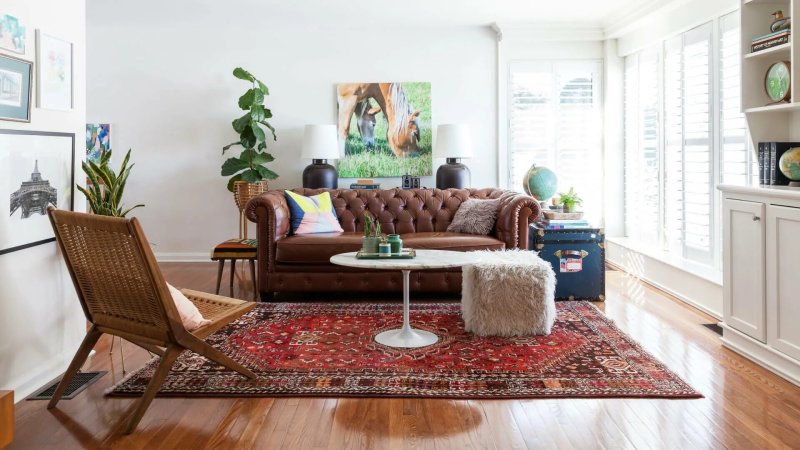 Carpet in a modern interior