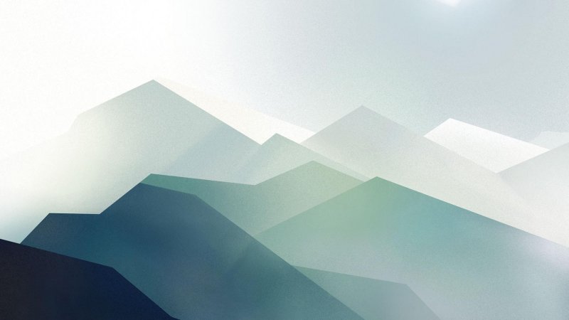 Mountain landscape minimalism