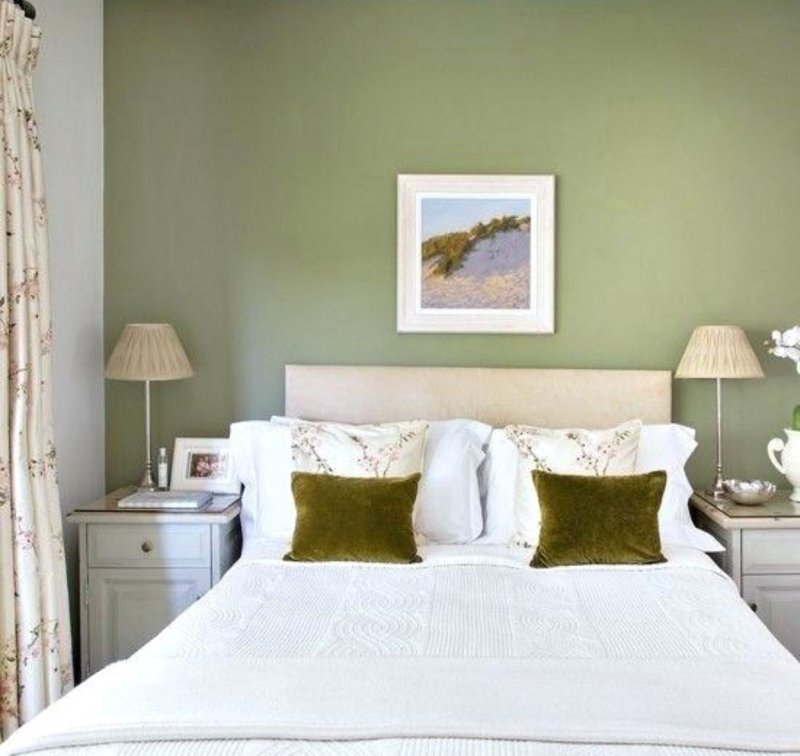 Olive -tones bedroom