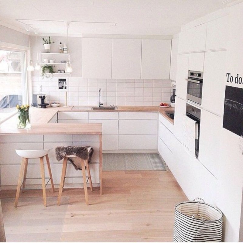 Scandinavian kitchen white