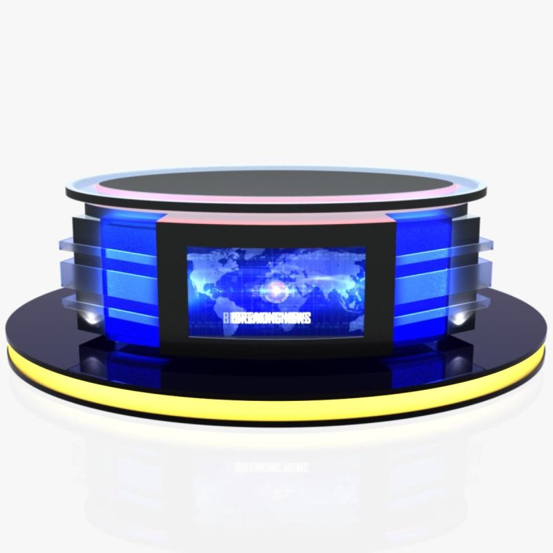 Table for television studio