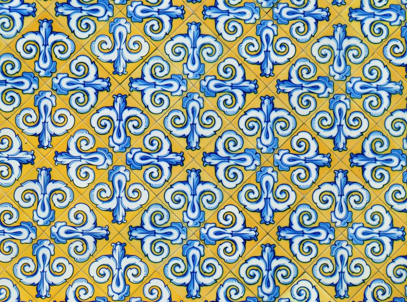 Portugal tiles to azuli