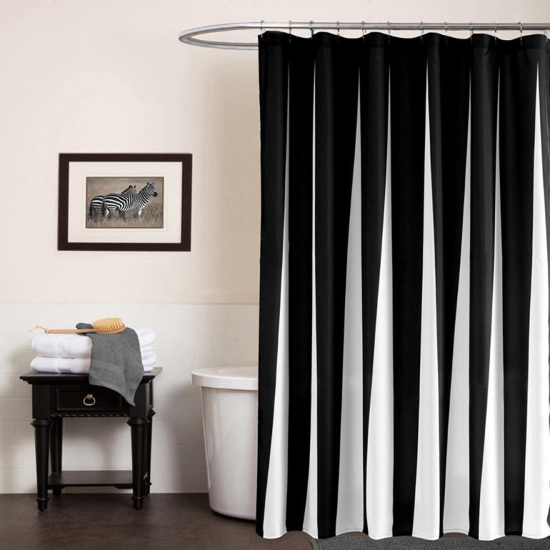 Black curtains black