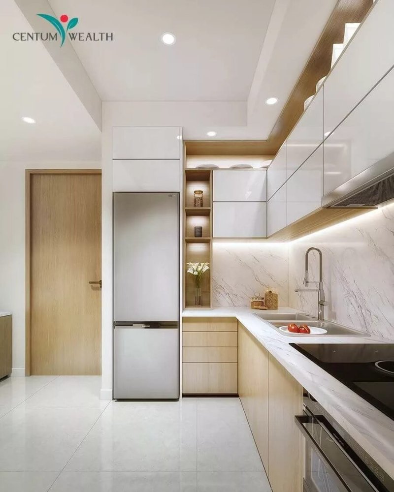 Kitchen in the style of minimalism design