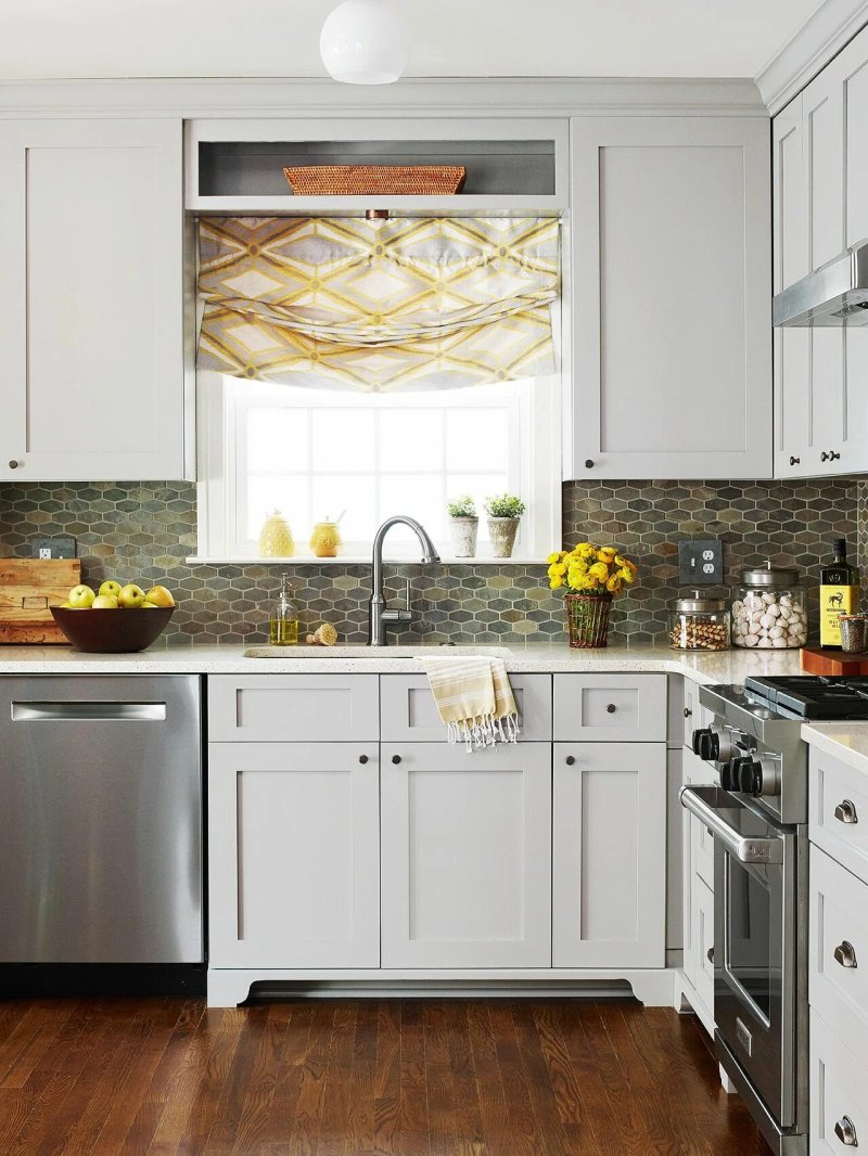 Kitchen with window design