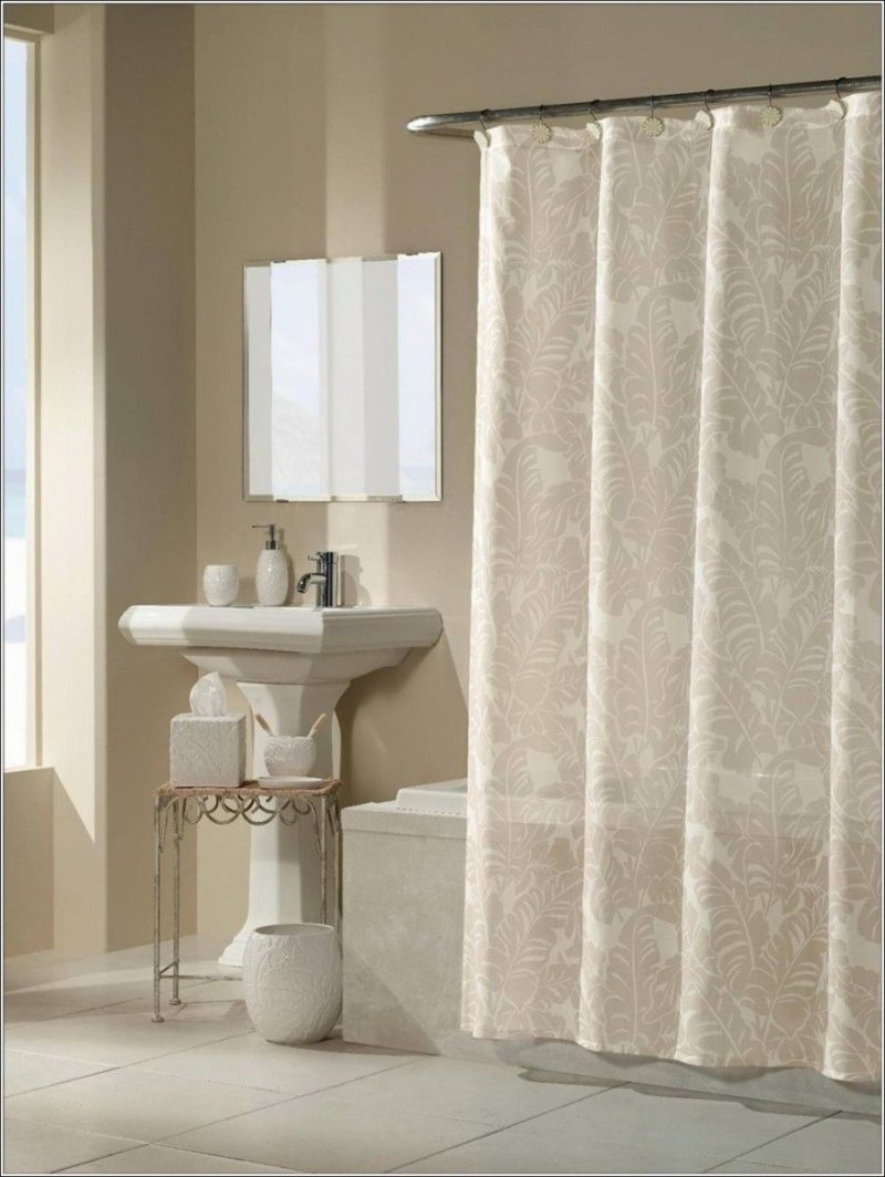 Bathroom curtain fabric