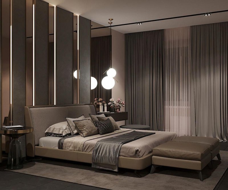 Bedrooms in a modern design design