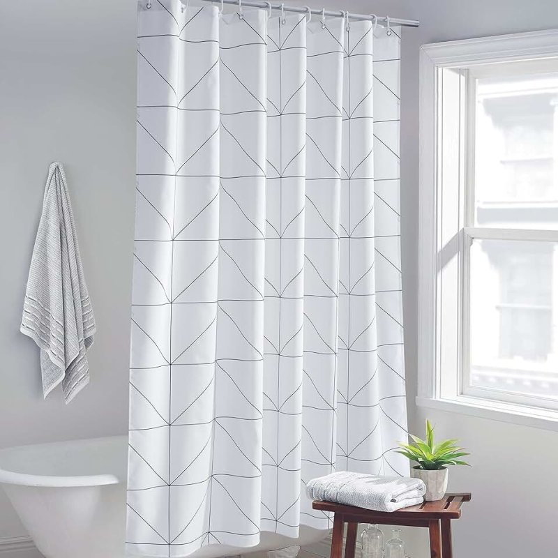 Bathroom curtain fabric