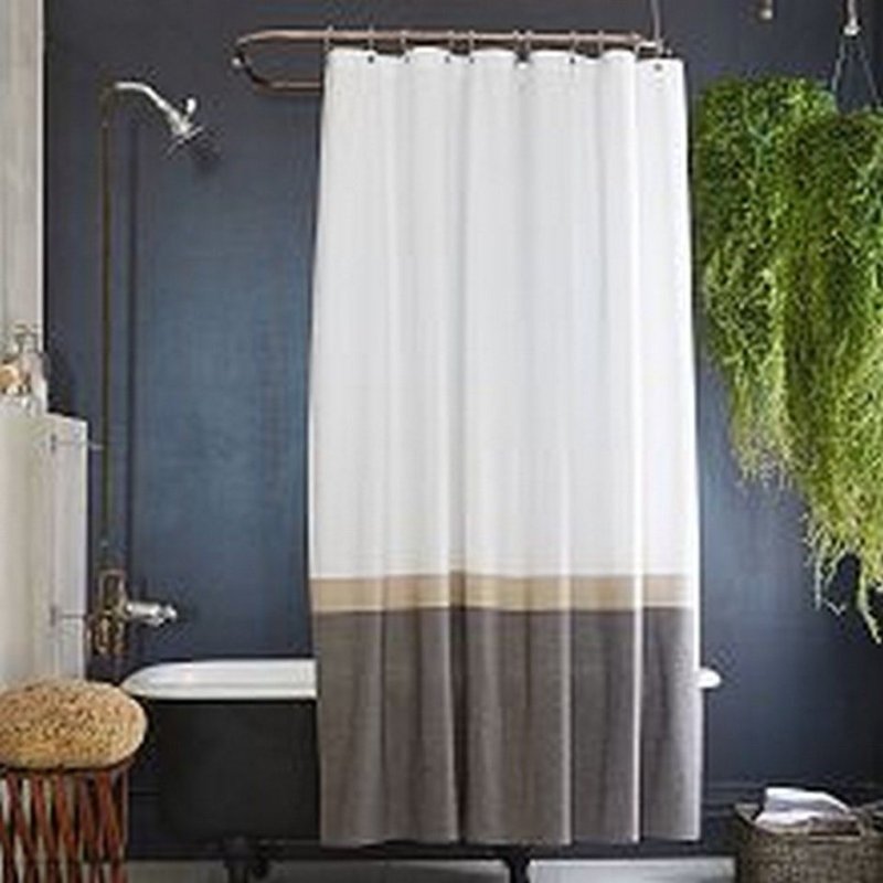 Bathroom curtain fabric