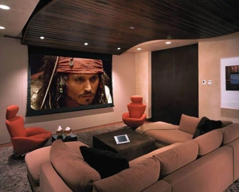 Home cinema interior