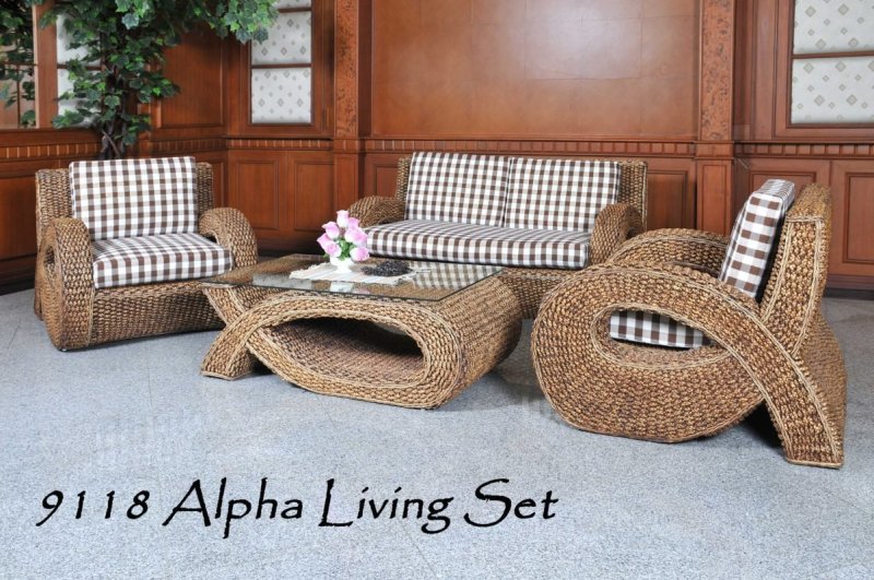 Wicker furniture from rattan Aiko