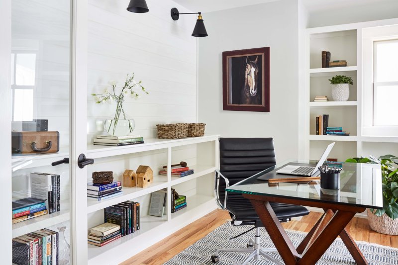 Interior with shelves