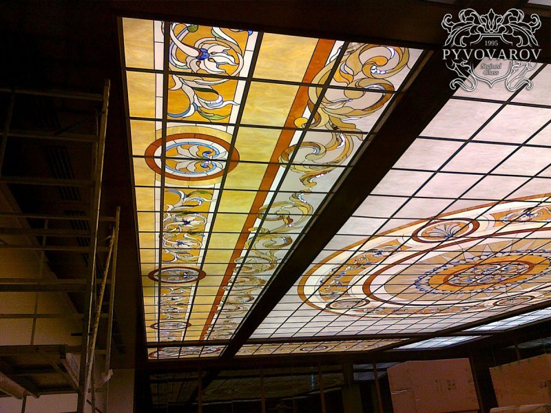 Tiffany stained glass ceilings