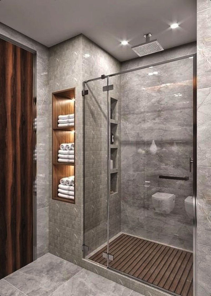 Shower in modern style