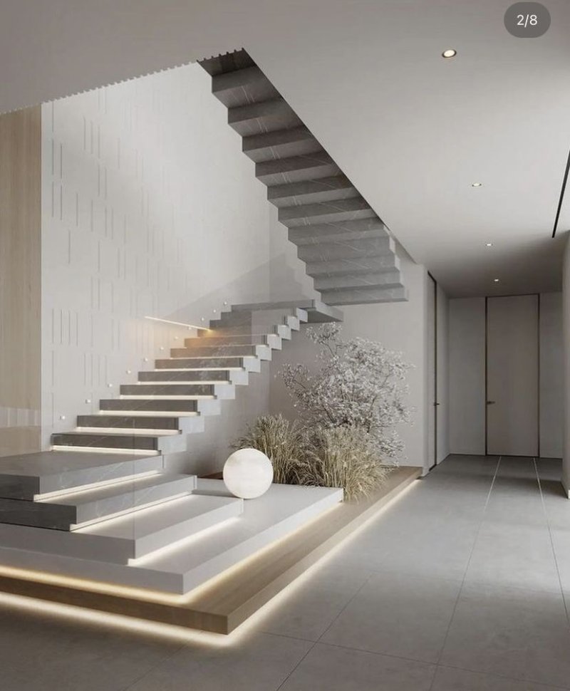 Staircase in modern style