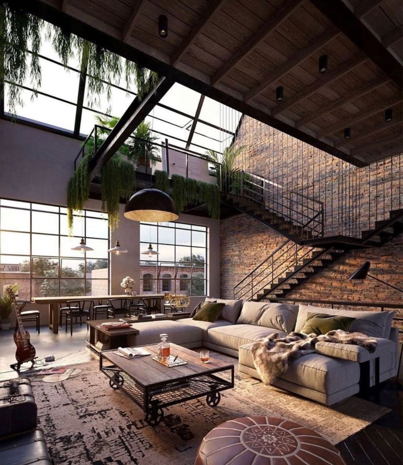 Loft style in the interior