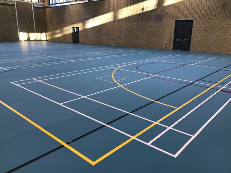 Sports markings 10x22m