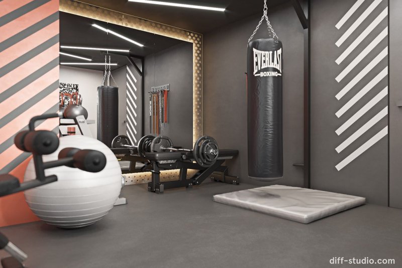 Loft style gym