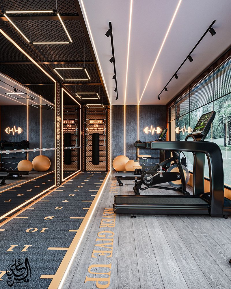 The design of the gym