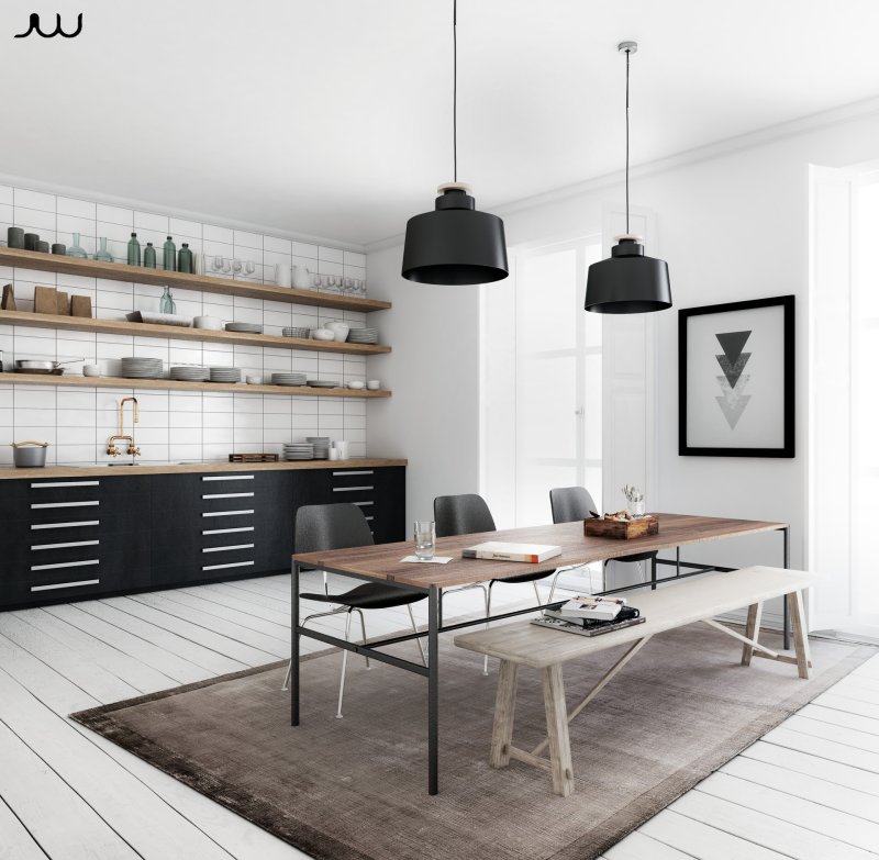 Scandinavian cuisine interior