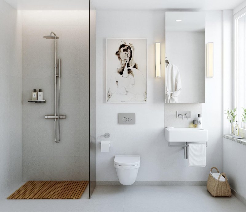 Scandinavian -style toilet room