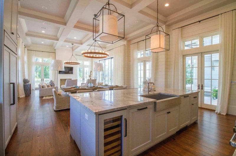 Kitchen interior in a private house