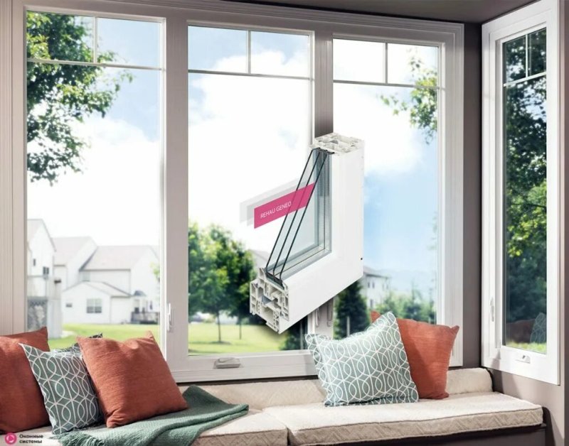 Plastic windows Rehau