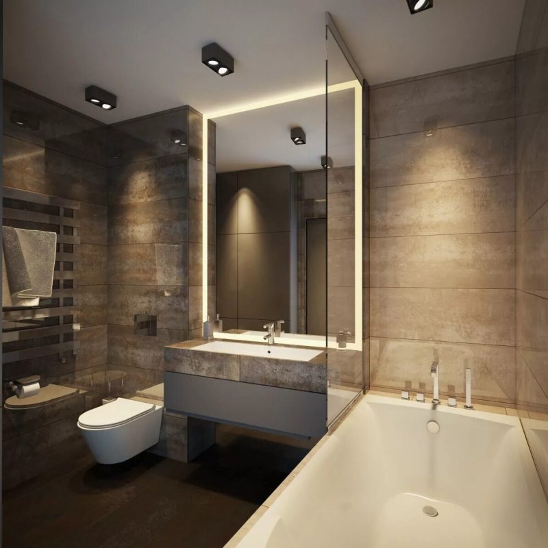 Bathroom design in a modern style