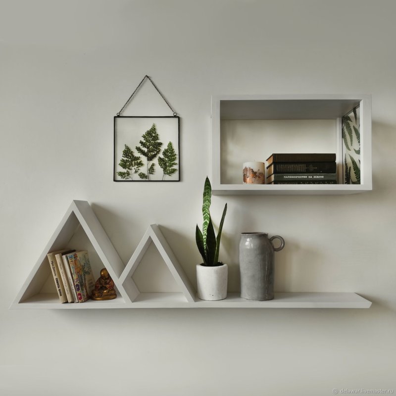 Set of wall shelves decor