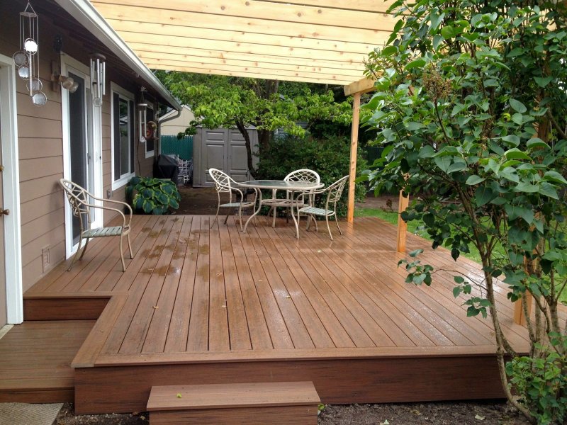 Terrace of deck