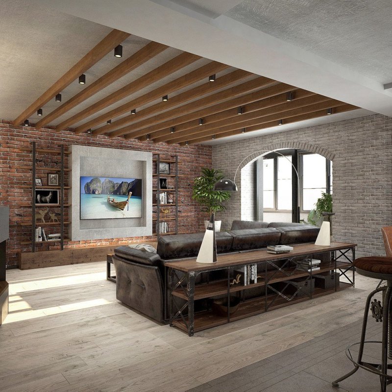 Loft style in the interior