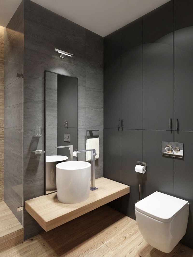 Stylish interior of the bathroom