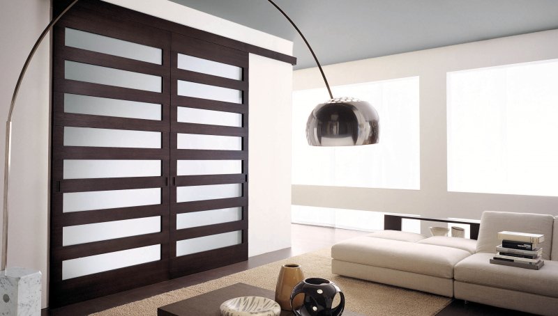 Sliding interior door