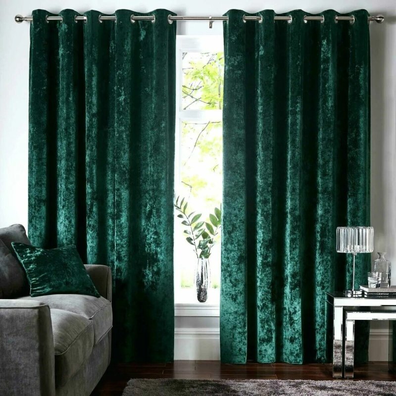 Pasionaria curtains velvet emerald