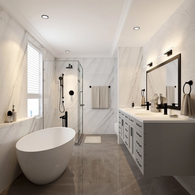 Modern bathroom design