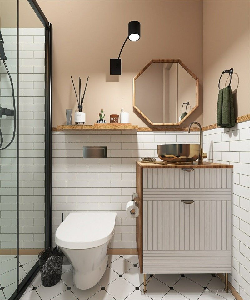 Scandinavian style bathroom