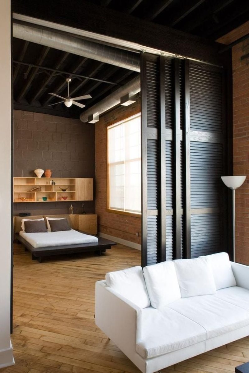 Loft partitions in the interior