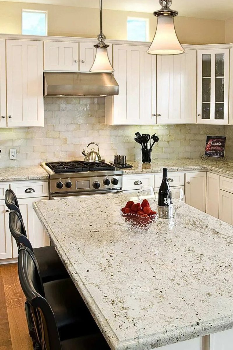 Kitchen countertop granite Amba Wight