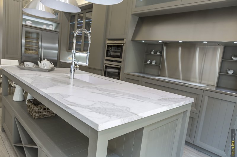 Marble Carrara countertop Egger