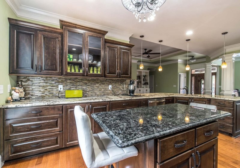 Marble countertop for the kitchen