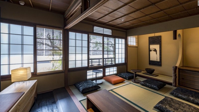 Traditional Japanese Ryokan Hotel