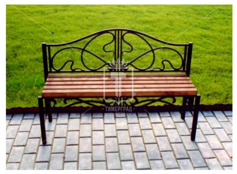 Garden bench cold forging