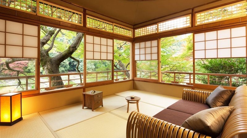 The interior of the Japanese house